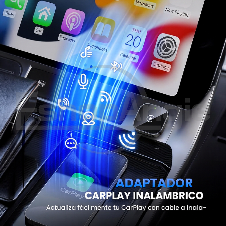 Adaptador Automático Inalámbrico 2 En 1 Para Carplay/android 2