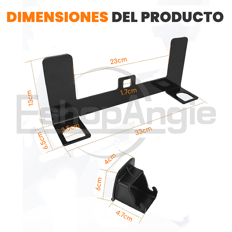 Adaptador Anclaje Sistema Isofix Silla De Auto + 2 Guías 5