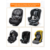 Adaptador Anclaje Sistema Isofix Silla De Auto + 2 Guías