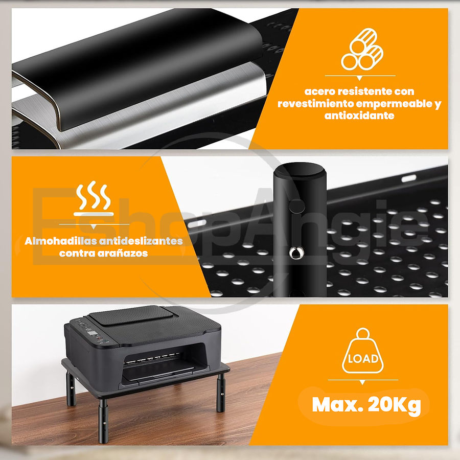 Base Mesa Monitor Alzador 3 Niveles Ajustable Notebook Pc