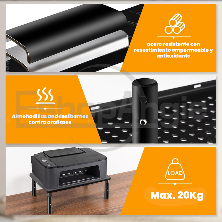 Base Mesa Monitor Alzador 3 Niveles Ajustable Notebook Pc 4