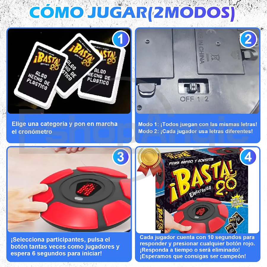 Juego Basta Electronico 2.0 Fotorama Juego Familiar Español