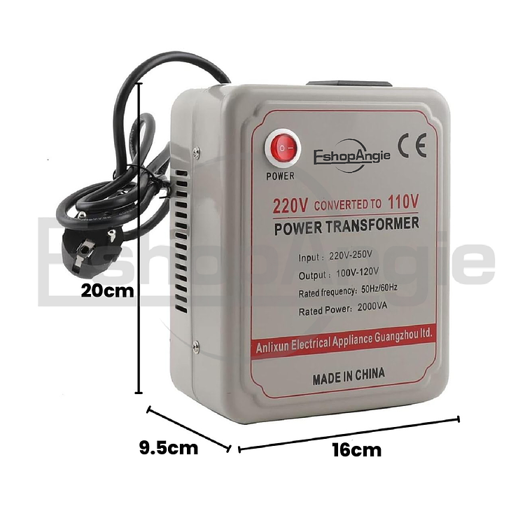 Transformador 220v/110v De Voltaje 2000w 4
