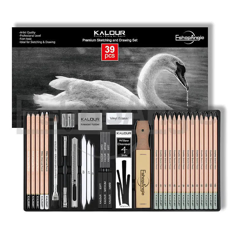 Set De Dibujo Artistico De 39 Piezas Dibujo Profesional 1