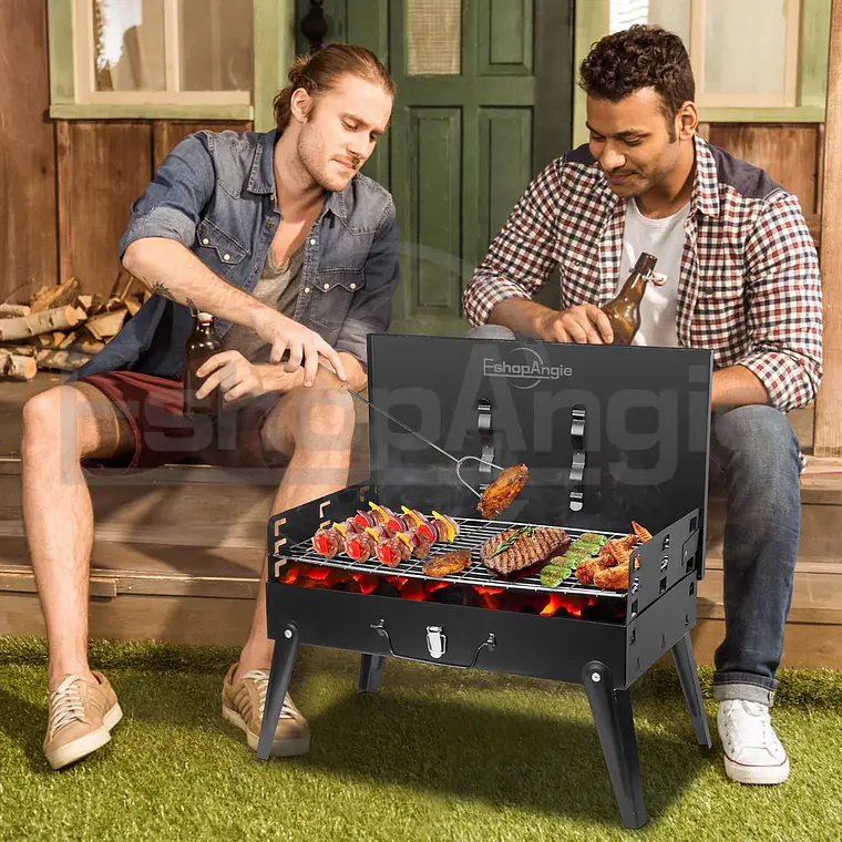 Parrilla Parrillera Para Asado Plegable Portatil 6