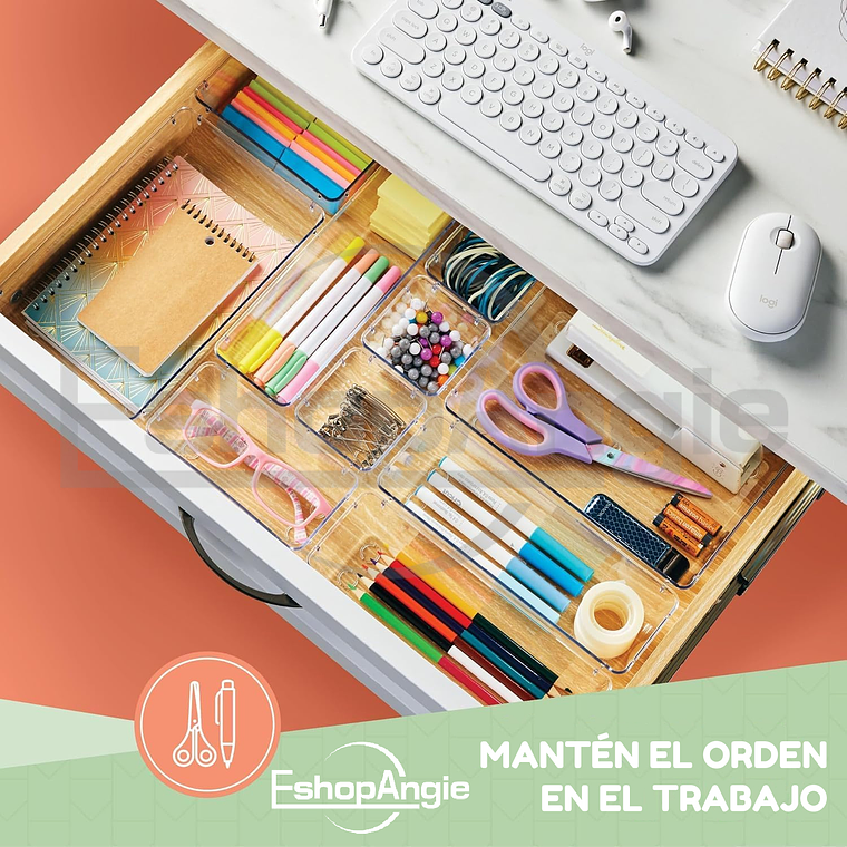 Set De 25 Cajones De Escritorio Organizadores 4