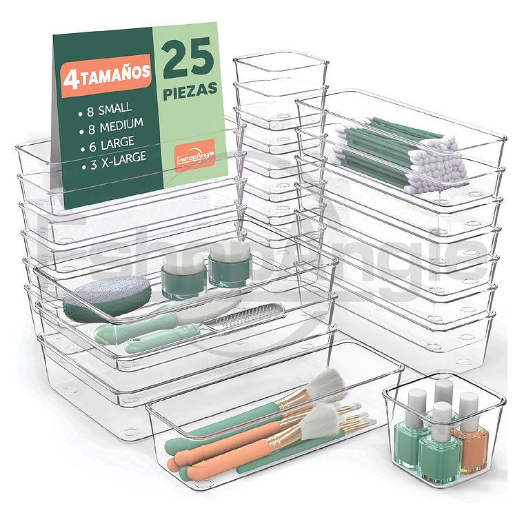Set De 25 Cajones De Escritorio Organizadores 1