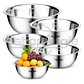 Pack 5 Bowl Pocillo Acero Inoxidable Reposteria Cocina Plateado - Miniatura 1
