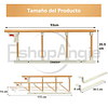 Baranda De Cama Lateral Anticaída Para Cuidado Adulto Mayor Lisa