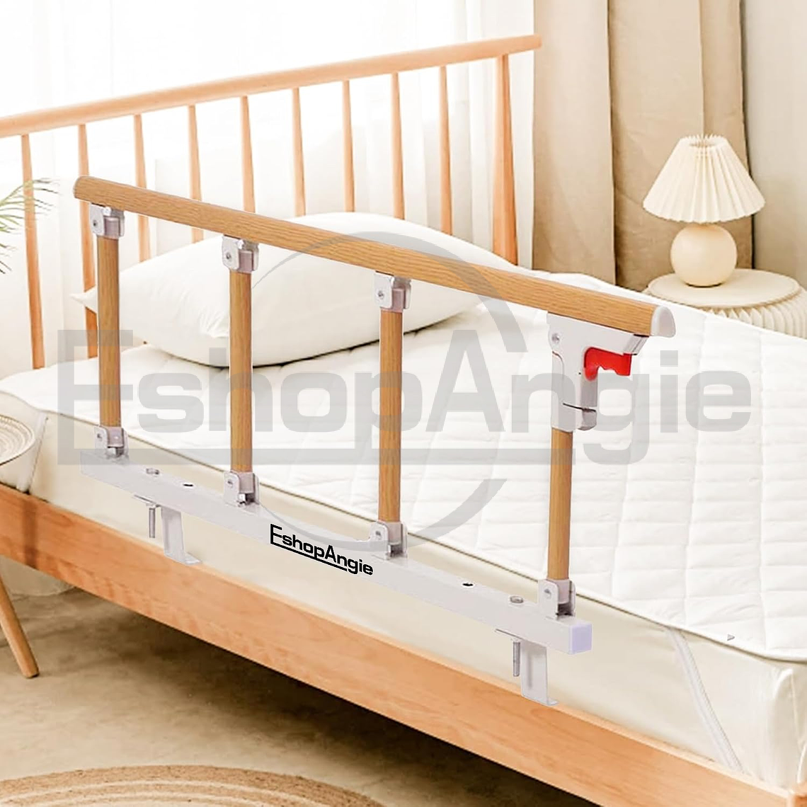 Baranda De Cama Lateral Anticaída Para Cuidado Adulto Mayor Lisa 5