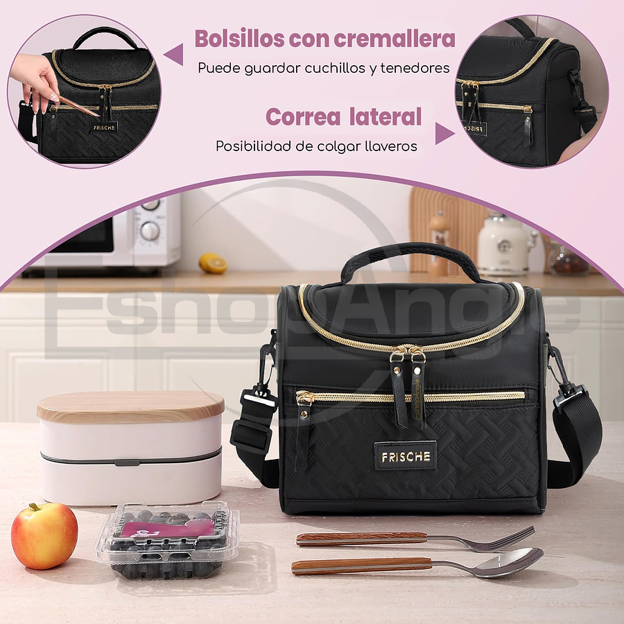 Bolso Lonchera Termica Para Almuerzo Colacion Lunch