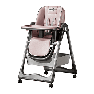 Silla De Comer Reclinable Plegable Con Mesa Ajustable