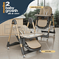 Silla De Comer Reclinable Plegable Con Mesa Ajustable - Miniatura 6