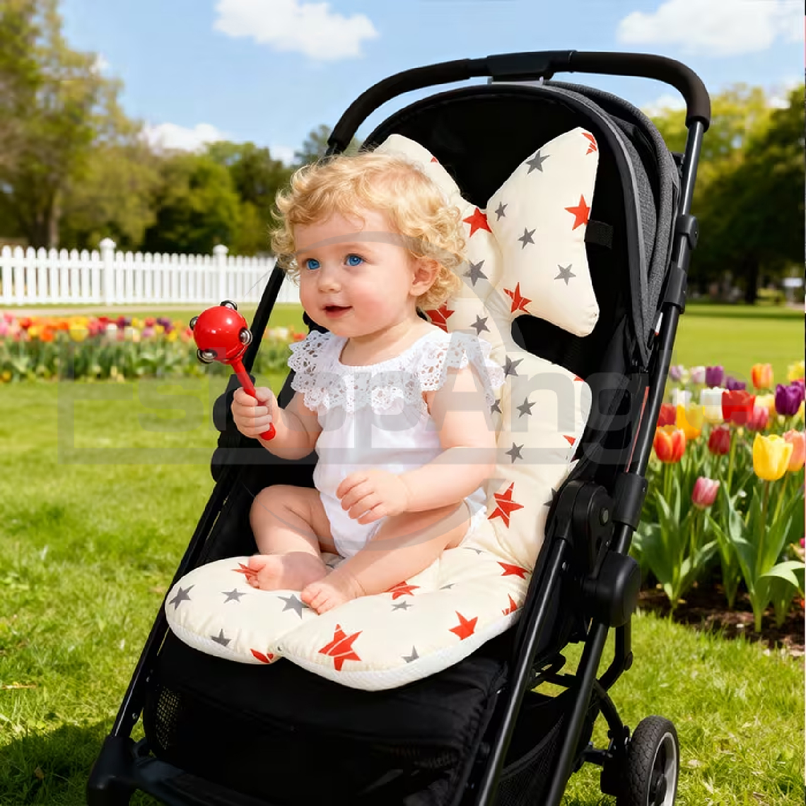 Cojin Para Coche De Bebe O Silla De Auto Acolchado Multiuso 4