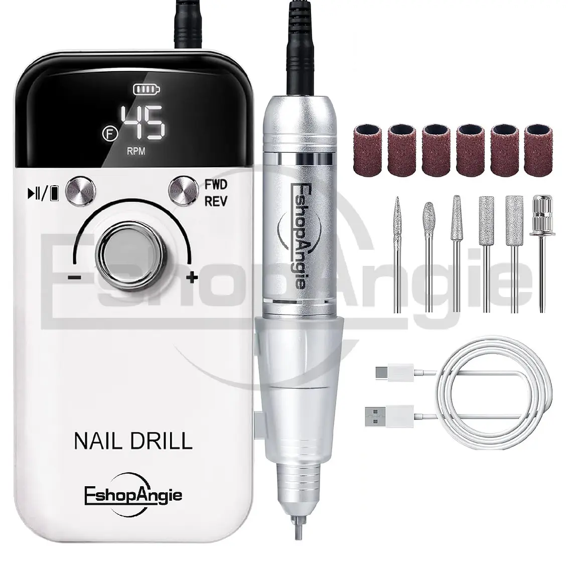 Torno Inalámbrico Profesional Pedicura Manícura 45000rpm 1