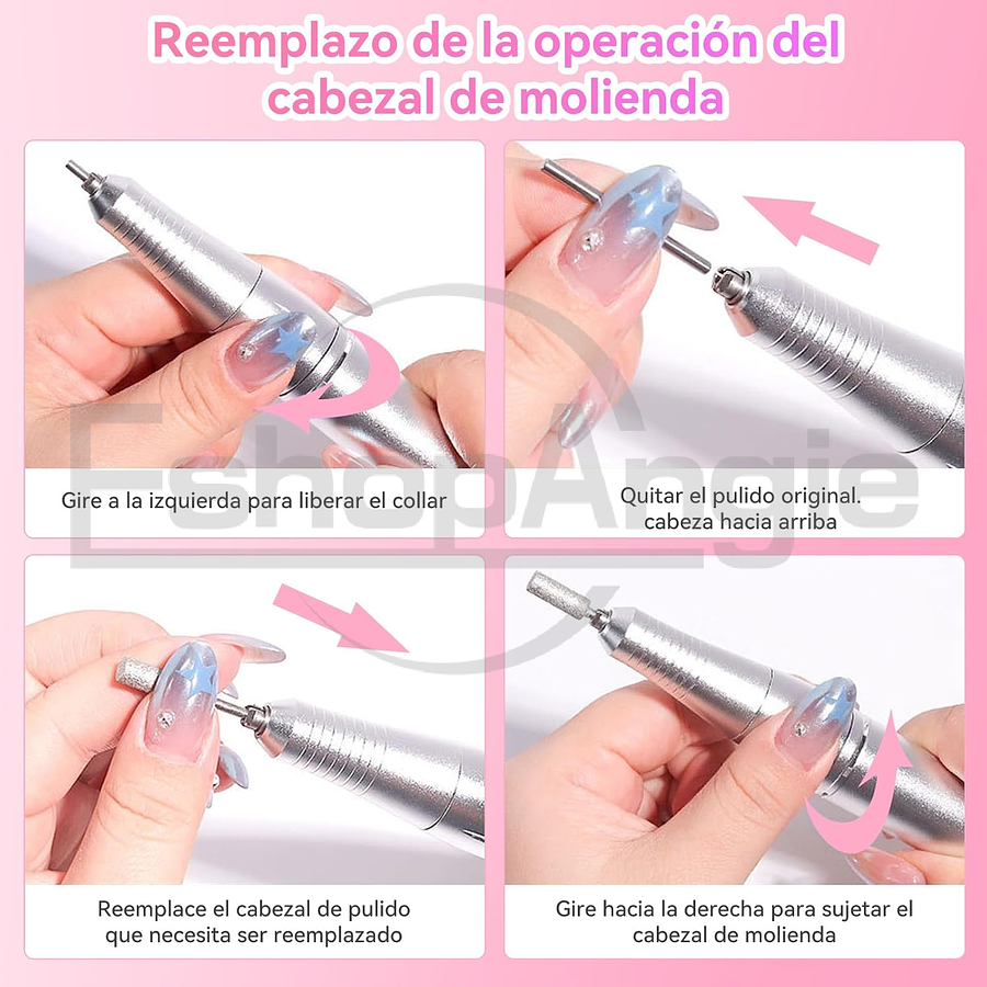 Torno Inalámbrico Profesional Pedicura Manícura 45000rpm