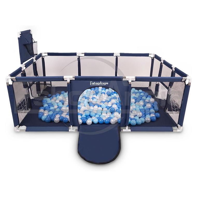 Corral Seguridad Bebes Con Aro De Basket 180cm Sin Pelotas 1