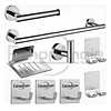 Juego Set 9 Accesorios Para Baño Acero Inoxidable