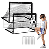 2 Juego De Porterías De Fútbol Portátil Para Niños 120*90cm