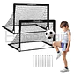 2 Juego De Porterías De Fútbol Portátil Para Niños 120*90cm - Miniatura 1