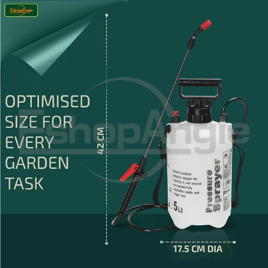 Fumigador Pulverizador Rociador 5 Litros Bomba Manual