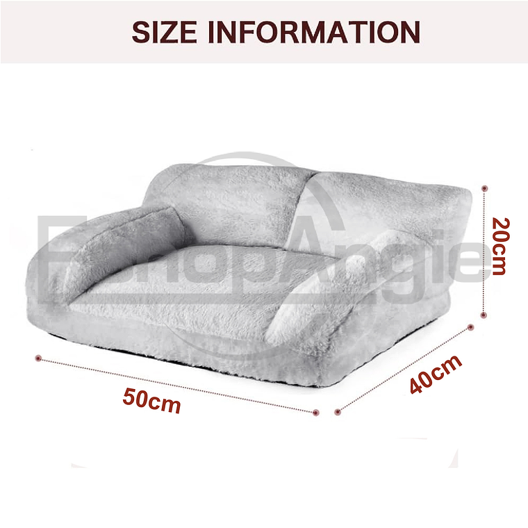 Cama Sofa Supersuave Lavable Para Mascota Perro Gato 5