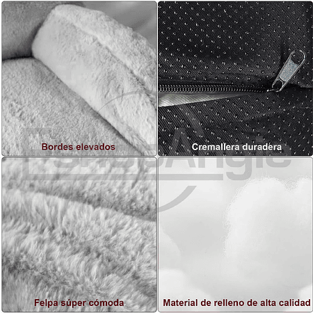 Cama Sofa Supersuave Lavable Para Mascota Perro Gato