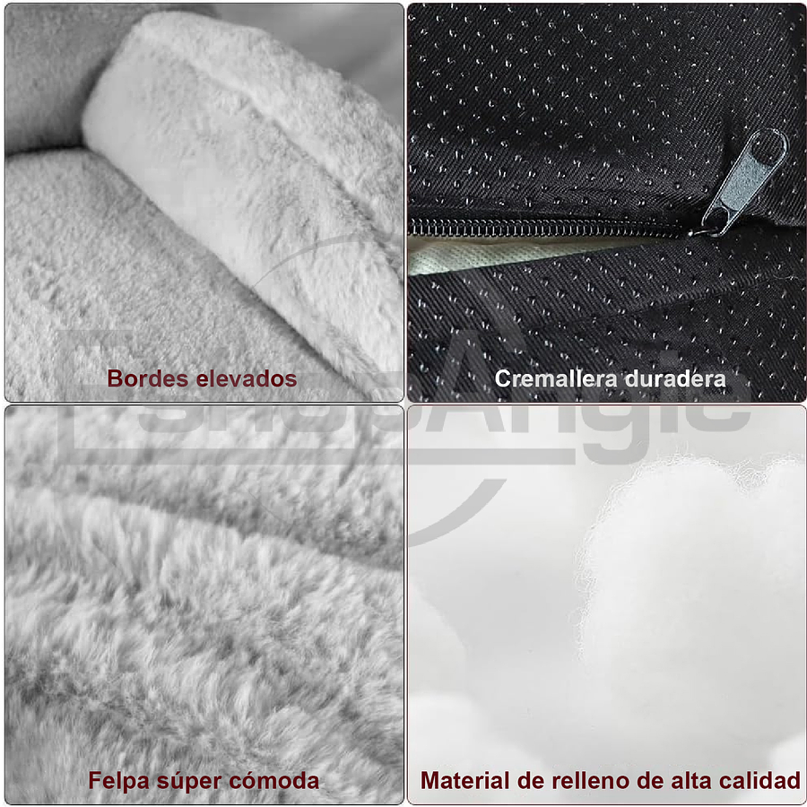 Cama Sofa Supersuave Lavable Para Mascota Perro Gato