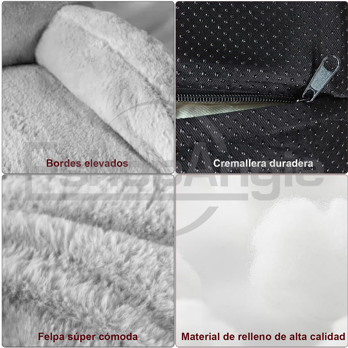Cama Sofa Supersuave Lavable Para Mascota Perro Gato 2
