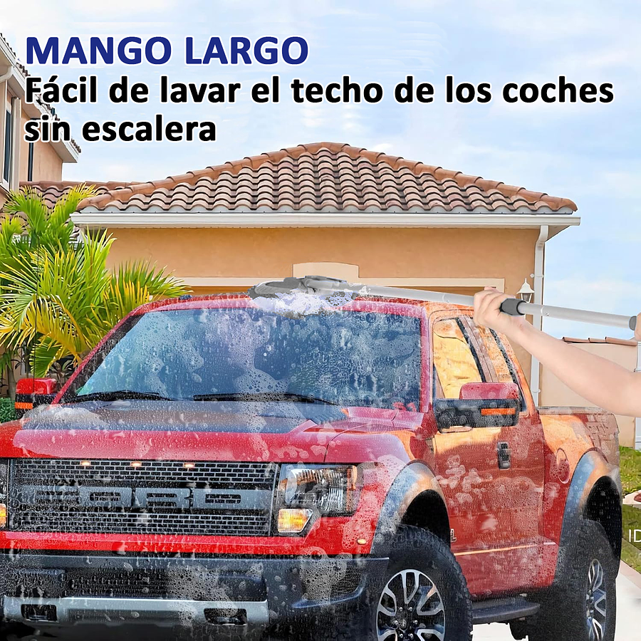 Kit Cepillos De Microfibra Auto Hogar Interior Y Exterior