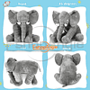 Almohada Elefante De Soporte Para Bebés 0 A 3 Años