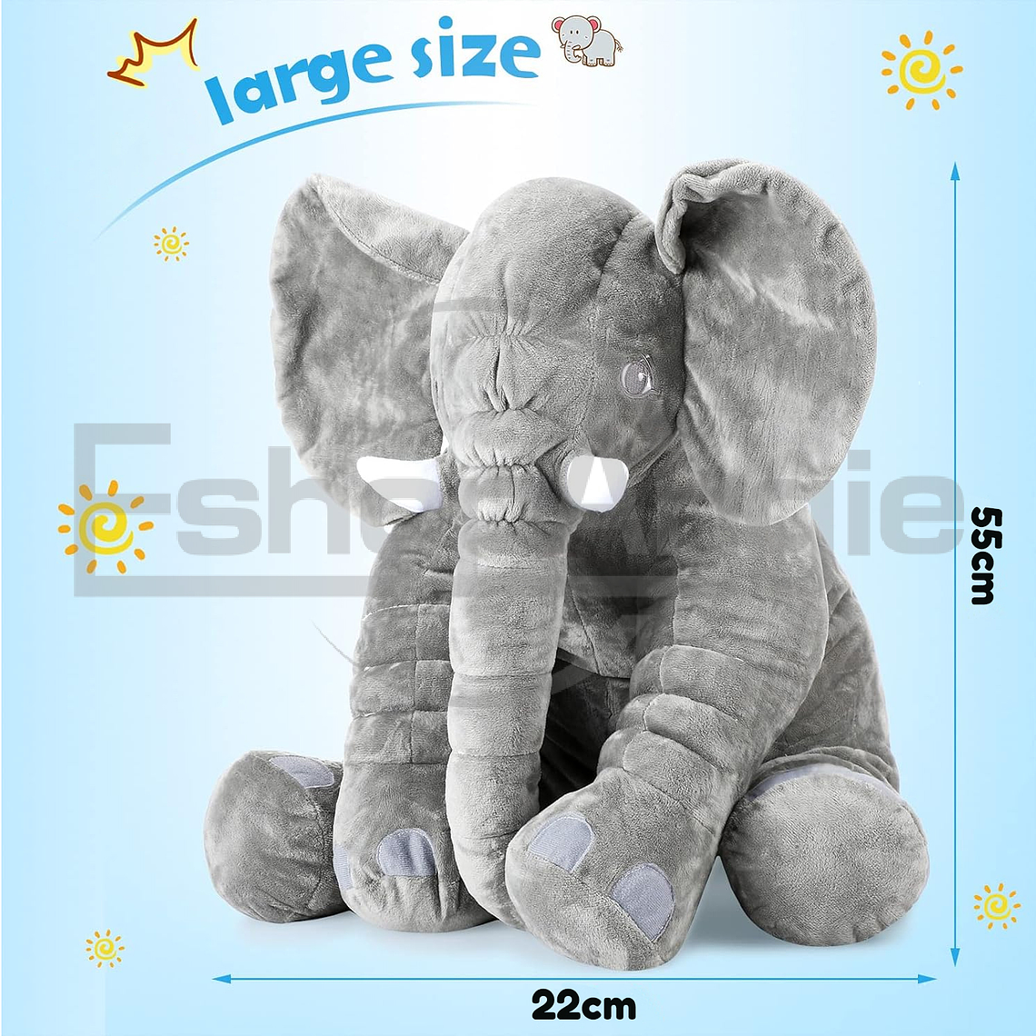 Almohada Elefante De Soporte Para Bebés 0 A 3 Años 6