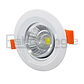 Foco Led Embutido 7w Dirigible 220v - Miniatura 1