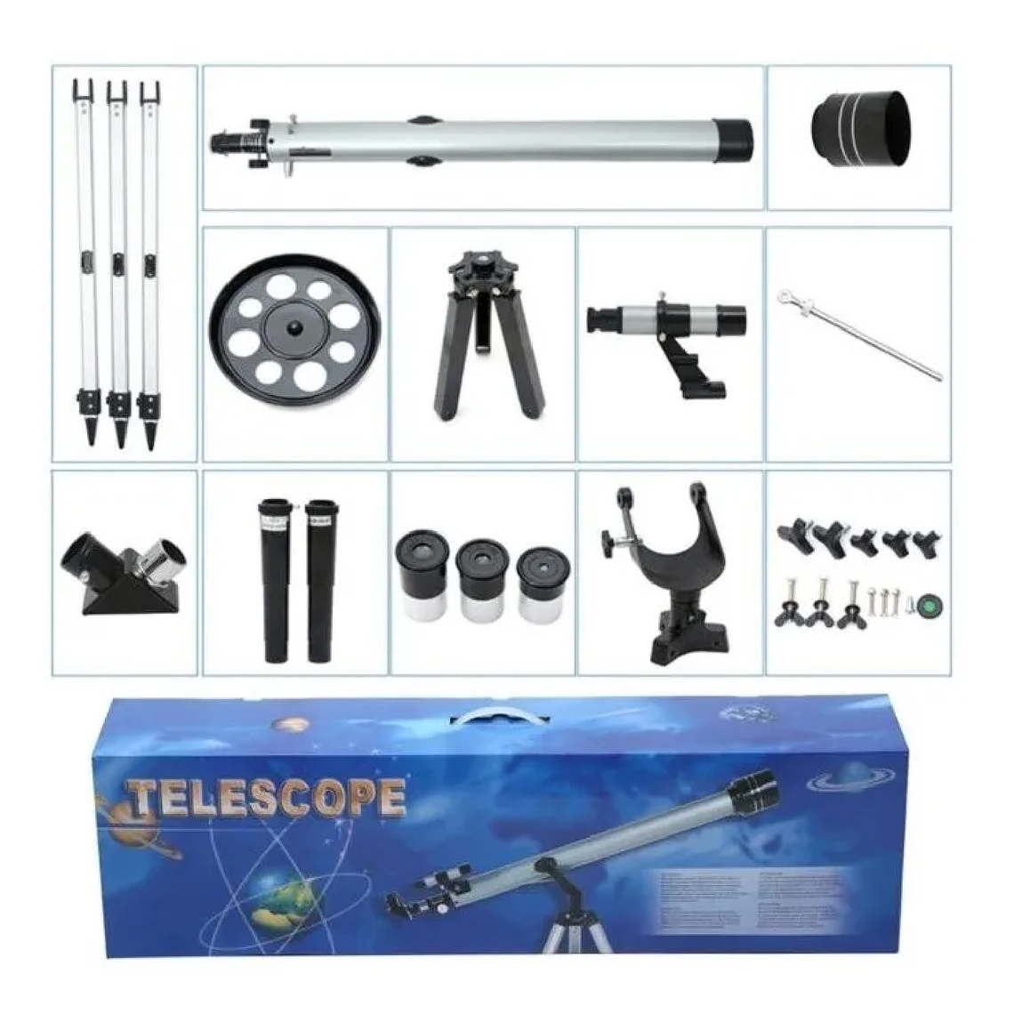 Telescopio Astronómico F90060 900 X 60mm 2