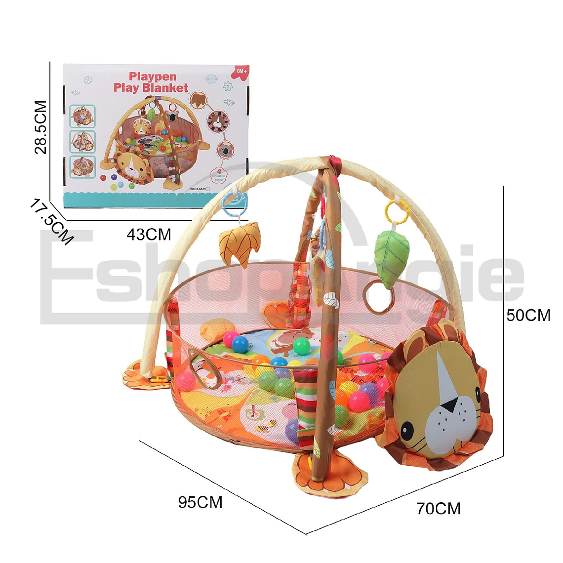 Gimnasio Centro De Juegos Para Bebé Y Piscina Pelotas 7