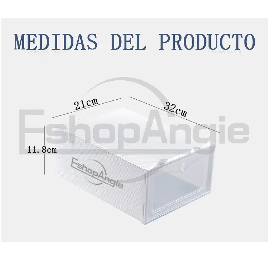 Caja Organizador De Zapatos Set De 6 Organizadores Apilables 6