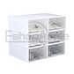 Caja Organizador De Zapatos Set De 6 Organizadores Apilables - Miniatura 1