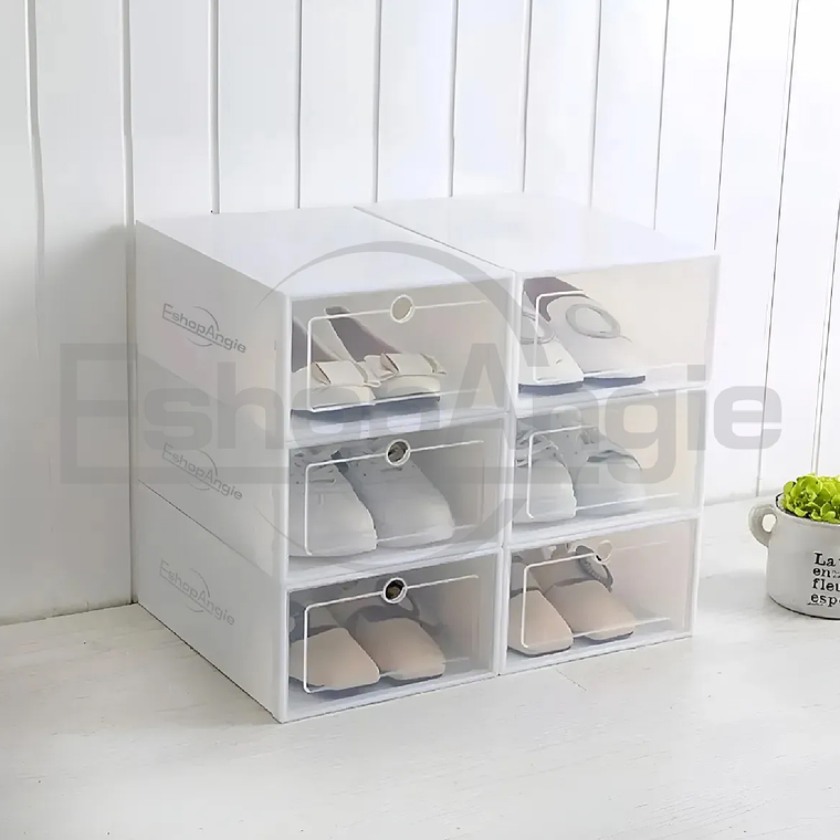 Caja Organizador De Zapatos Set De 6 Organizadores Apilables 3
