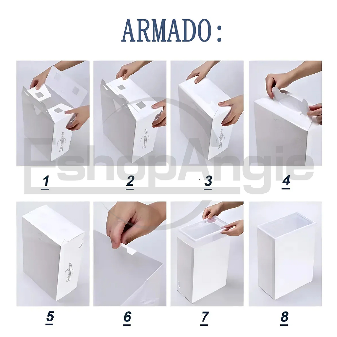 Caja Organizador De Zapatos Set De 6 Organizadores Apilables 5