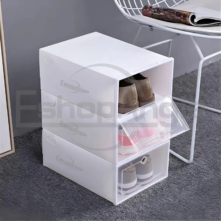 Caja Organizador De Zapatos Set De 6 Organizadores Apilables 4