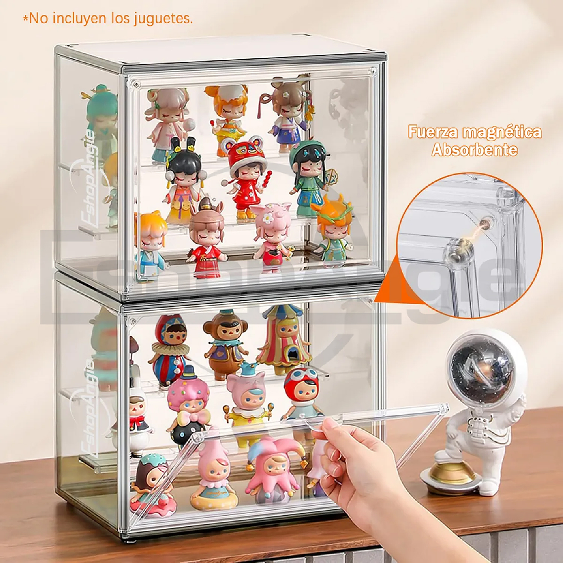 Estante Vitrina Acrílica Exhibidor Figuras Anime Coleccion 4