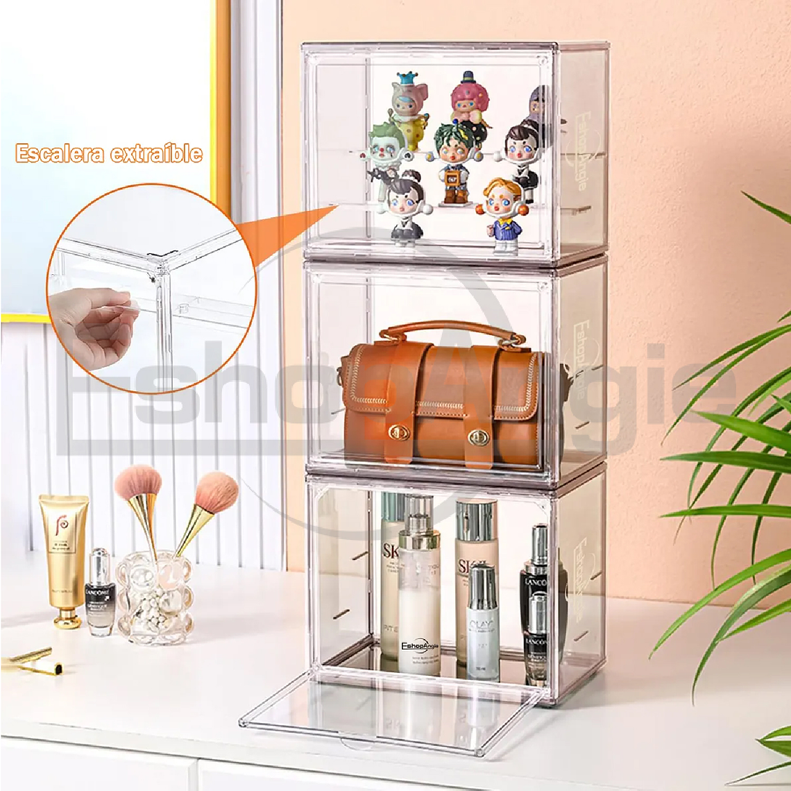 Estante Vitrina Acrílica Exhibidor Figuras Anime Coleccion 5