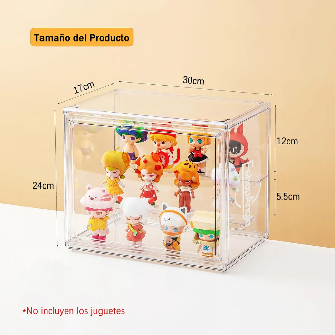 Estante Vitrina Acrílica Exhibidor Figuras Anime Coleccion 7