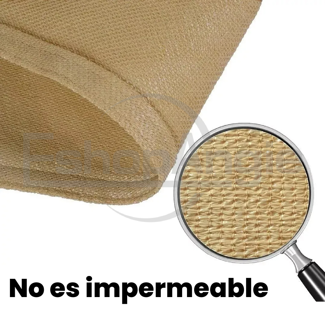 Toldo Vela Malla Sombra Cuadrado 2.5 X 3 Metros 2