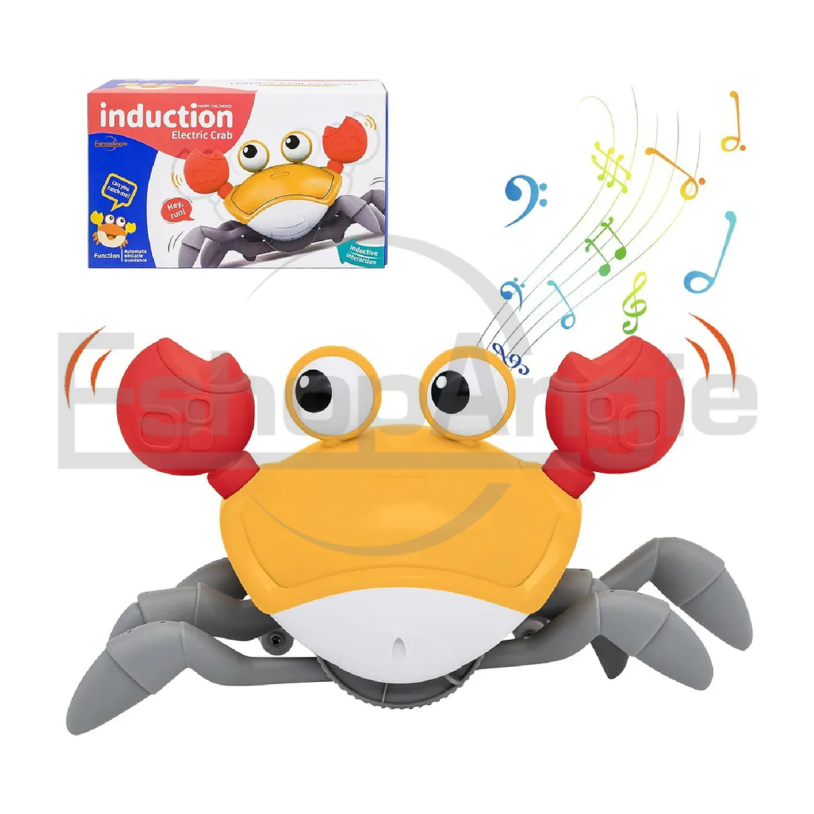 Juguete De Cangrejo Bebé Con Música Juguete A Pilas 1