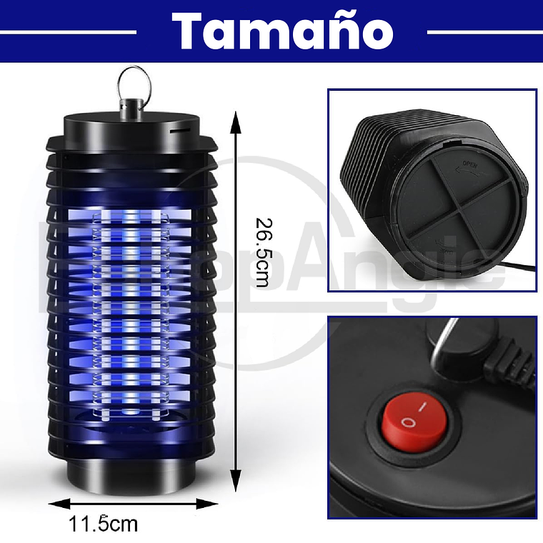 Lampara Uv Mata Mosquitos Insecto Repelente De Moscas 3