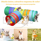 Túnel Plegable Gato 3 Vías 20 Pzs Juguetes Mascota - Miniatura 4