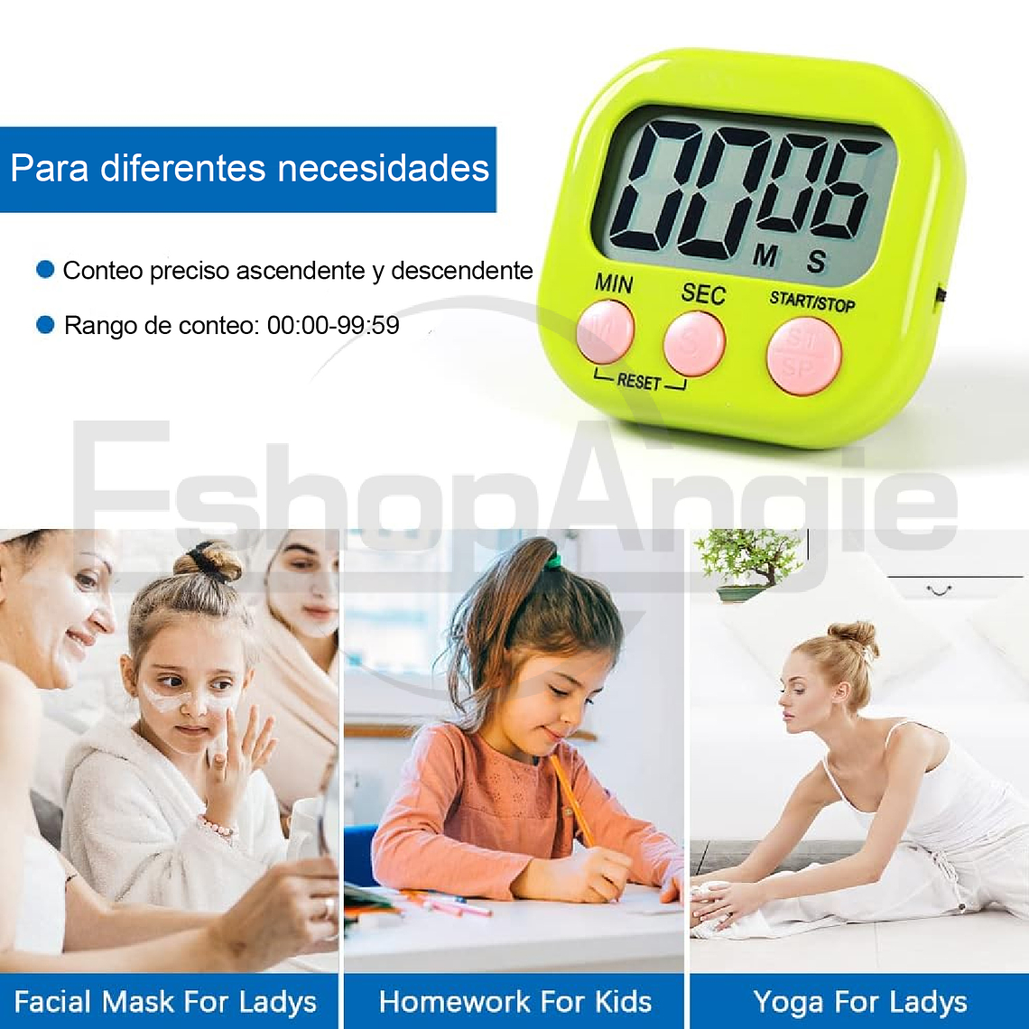 Timer Digital De Cocina Reloj Temporizador 4