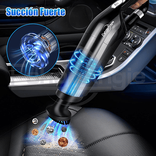 Aspiradora De Mano Portátil 12v Para Auto Casa Recargable