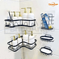 Set 5 Piezas Esquinero Organizador Ducha Baño Con Adhesivos - Miniatura 4